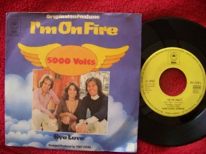 5000 Volts - I´m on fire / Bye love Tina Charles klasse German Epic 45 - Picture 1 of 2