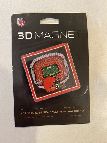 YouTheFan NFL Cleveland Browns 3D StadiumView Magnet Cover