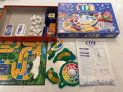 Game of Life Board Game Vintage Retro MB Games 99% Complete 80s 90s 00s - Image 1 of 4