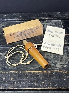 Vintage JC Higgins Crow Call In Box No 720 Sears Roebuck Co - Picture 1 of 8