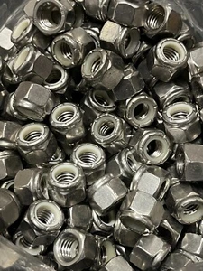 QTY 2000 Fastenal 3/8-16 18-8 Stainless Steal Nylon-Insert Lock Nuts Nylock New - Picture 1 of 1