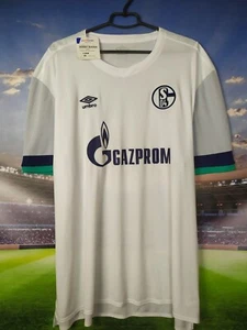 FC Schalke 04 Jersey Away football shirt 2019 - 2020 White Umbro Mens Size 4XL - Picture 1 of 15