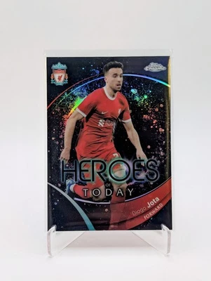 Diogo Jota 2023-24 Topps LFC Chrome Heroes Of Today Black  /10 - Image 1 of 2