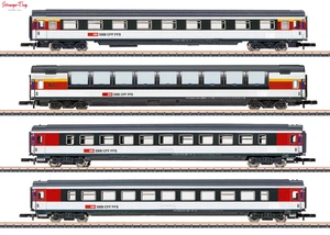 Marklin SBB EW IV Coach Set (4) VI 1:220 Scale, Z Scale - Picture 1 of 1