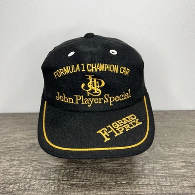 Vintage Formula 1 John Player Special Champion Grand Prix Hat Racing Lotus Wool - Image 1 of 4