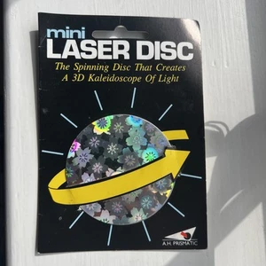 AH Prismatic 3D Spinning Kaleidoscope Laser Disc England Vintage 1990s Rare - Bild 1 von 3