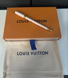 [Exc+5 wz/Box&Storage]Louis Vuitton Stylo Agenda Pink/Gold Twisted Ballpoint Pen - Picture 1 of 3