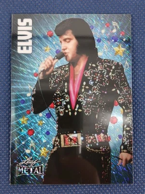 2024 Leaf Metal Elvis Presley Icons Collection #43 9/35 Blue Shimmer NM - Image 1 of 2