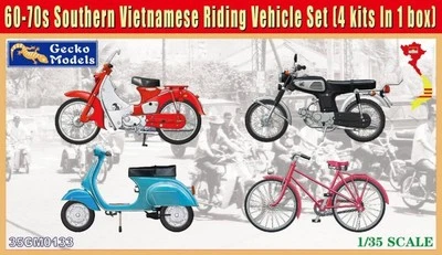 Gecko Models 35GM0133 1/35 60-70s Southern Vietnamese Riding Vehicle Set - Image 1 of 2
