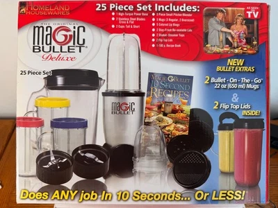 MAGIC BULLET DELUXE 25 Piece Set complete in original box (fine condition) - Image 1 of 4