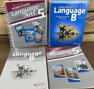 Abeka 5th Grade Homeschool Language Arts Books - Picture 1 of 15