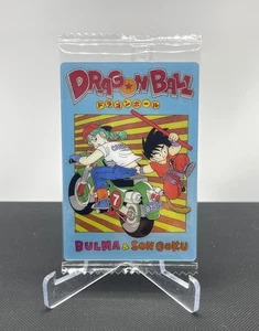 Tarjeta Dragon Ball Itajaga Bulma & Son Goku CR 7-27 Bandai Japón Sellada DB - Imagen 1 de 2