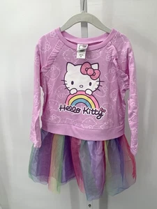 Hello Kitty Size 5T Girls Long Sleeve Dress - Picture 1 of 2