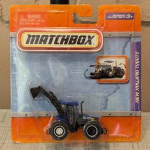 Matchbox New Holland TV6070 Tractor Real Working Parts NEW Blue - Picture 1 of 6