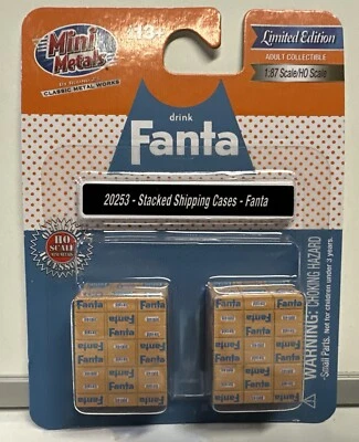 Mini Details HO Scale Fanta Stacked Shipping Cases 2-Pack #20253 New - Image 1 of 4