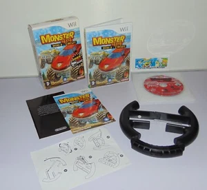 Monster 4x4 World Circuit and Steering Wheel Box Set Nintendo Wii PAL - Picture 1 of 1