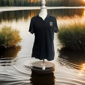 Aldi Lebensmittelgeschäft Polo Arbeitshemden Damengröße Large marineblau & grau - Bild 1 von 19