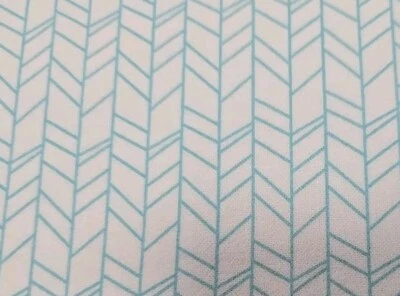 4 Metre 100% Brushed Cotton Flannel Premium Patchwork & Craft Fabric  Turquoise  - Image 1 of 2