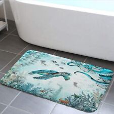 Sea Turtle Octopus Fun Mat Soft Foam for Bath Indoor Absorbent Rugs Washable