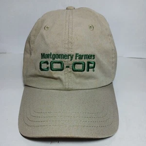 Montgomery Farmers CO-OP Beige Official Adjustable Hat Cap - Picture 1 of 9