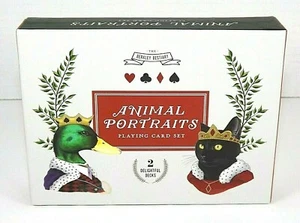 Berkley Bestiario Animal Retratos Juego de Cartas 2 Barajas Nuevo Sellado Galison - Imagen 1 de 5