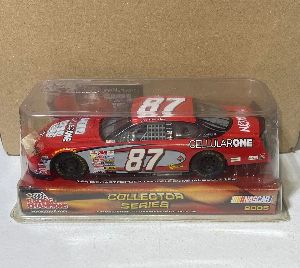 RACING CHAMPIONS 1/24 2005 JOE NEMECHEK #87 CELLULAR ONE DIECAST - Image 1 of 1