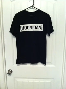 T-shirt nera Hoonigan taglia media adulto - Foto 1 di 4