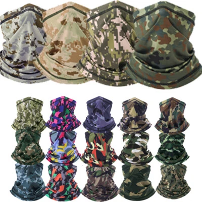 Neck Gaiter Bandana Half Face Mask UV Protection Shield Balaclava Headwear - Image 1 of 4