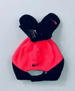 Girl's Infant/Toddler Nike Fleece Hat and Mittens Two Piece Set - Picture 1 of 2