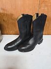 Ariat Heritage Roper Cowboy Boots Men’s 11d Black Leather Western #10002280