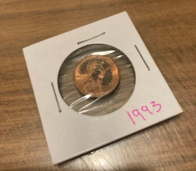 1993 P Lincoln Memorial Cent Penny Improperly platting Error Coin & bonus coins - Image 1 of 2