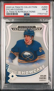 2020 Upper Deck Ultimate Coll. Dylan Cozens Ultimate Intro Rookie #UI99 PSA 9 - Picture 1 of 2