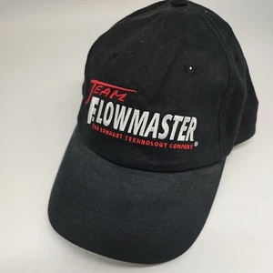 Team Flowmaster The Exhaust Technology Promo Hat Cap Adjustable Black - Picture 1 of 4