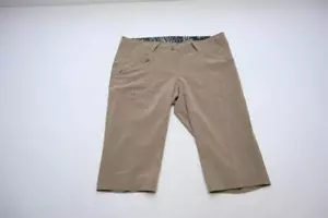 Exofficio Hiking Capri Pants Trekking Polyester Stretch Brown Womens Sz 12 - Picture 1 of 5