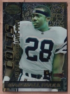 1995 Bowman's Best - Marshall Faulk Tony Boselli #2 Rookie RC NM