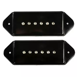 Seymour Duncan Antigüedad Retrospec'd Oreja de Perro P-90 Cuello y Puente Juego de Pastillas Negro - Imagen 1 de 5