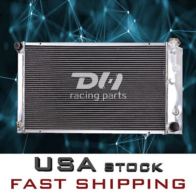 Radiador de aluminio 3 filas 68-73 Chevy El Camino 71-79 68-77 Impala/K20/Camaro 4,1-7,4 L Foto 1 de 4