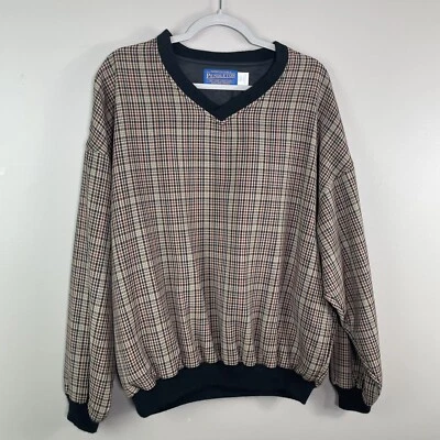 Vintage 90” Pendleton Virgin Wool Pullover Sweater Made in USA Size M/L #A3 - Image 1 of 4