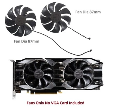 EVGA RTX 2080ti 2080 2070 2060 graphics card cooling fan PLA09215S12H Foto 1 de 4