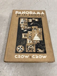 Vintage Panorama De Las Americas 1949 Elementary Spanish Reader - Picture 1 of 4