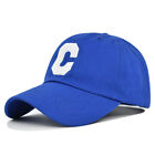 Mens Women Letter C Embroidery Baseball Cap Casual Sports Peaked Sun Hat Hip Hop