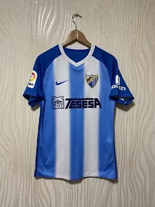 MALAGA 2018 2019 HOME FOOTBALL SHIRT SOCCER JERSEY NIKE 894345-413 sz M MEN - Picture 1 of 14