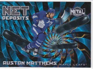 20/21 METAL UNIVERSE..AUSTON MATTHEWS..NET DEPOSITS..CARD # ND-21..MAPLE LEAFS - Picture 1 of 1