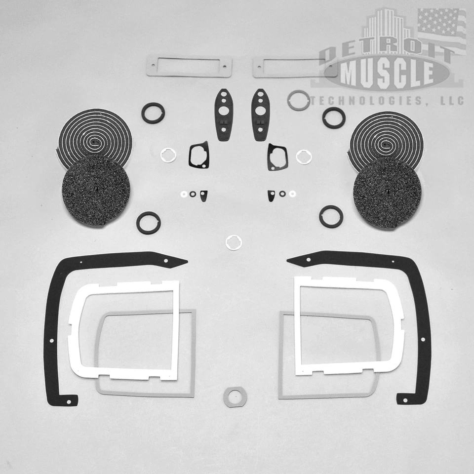 DMT B Body 1968 68 Roadrunner Exterior Paint Gasket Set Kit Seals Taillight - Image 1 of 1