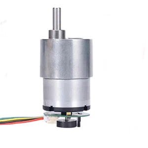 JGB37-520 DC 6V 12V Gear Motor 6RPM-1590RPM With Speed Measuring Hall Encoder - Picture 1 of 6