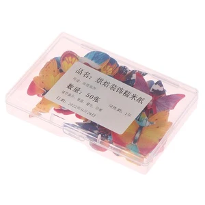 50/100Pcs Edible Mixed Butterfly Wafer Rice Paper Cake Toppers Kitchen TooZK - Picture 1 of 13