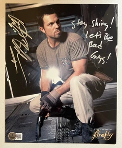 Adam Baldwin Signed 8x10 Photo Firefly Autograph Auto Beckett BAS - Picture 1 of 4