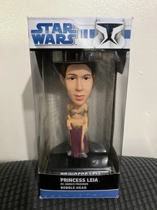 Funko Star Wars Slave Leia Wacky Wobbler Bobble-Head 2009 OPENBox Bobblehead - Bild 1 von 7