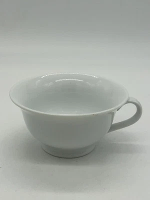 Pottery Barn White Porcelain Tea Cup (No Saucer) - Japan - Image 1 of 4