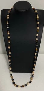 Designer signierte Honora Multicolor Perle 925 Sterlingsilber Halskette 35" lang - Bild 1 von 7